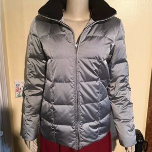 Lauren Ralph Lauren Silver / Gray Puffer Jacket